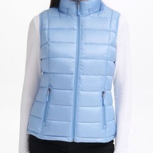 Charter Club Blue Puffer Vest